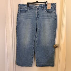 Madewell Perfect Vintage Wide Leg Crop Jeans